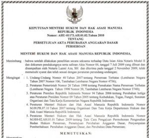 jasa pembuatan pt - rinaldi