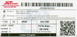 jnt hitungan koli